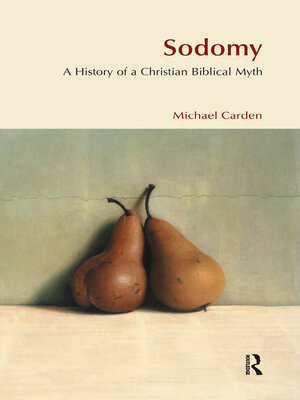 cover image of Sodomy